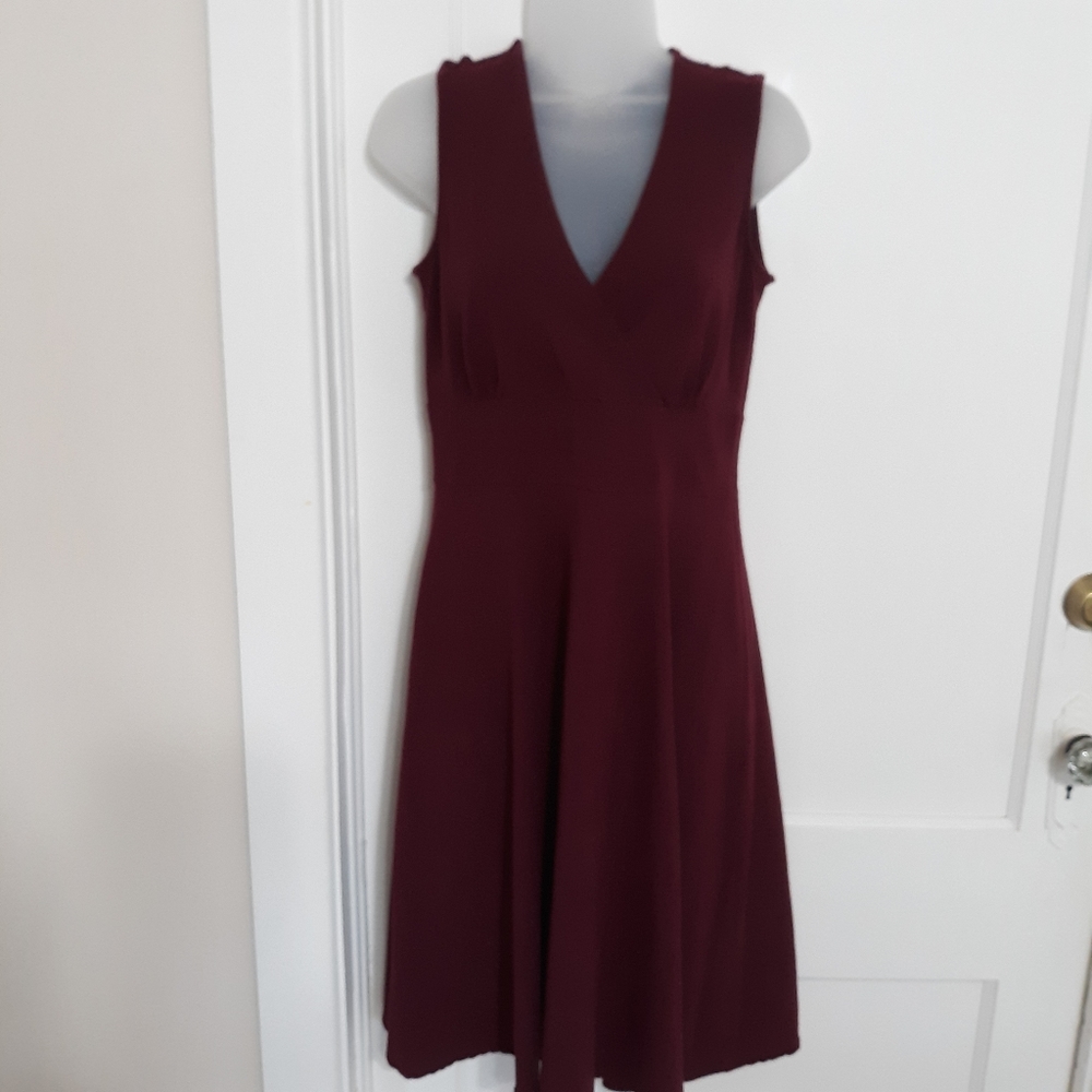 NEW YORK & COMPANY A-line Dress Burgundy S…